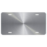Personalized Metallic Radial Texture 2 License Plate at Zazzle
