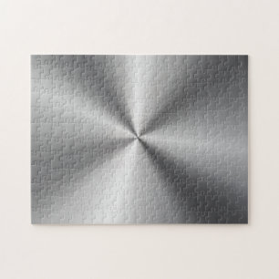 Personalized Metallic Radial Texture Jigsaw Puzzle