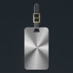 Personalized Metallic Radial Texture Luggage Tag<br><div class="desc">Feel free to modify the design according to your own preferences. You may change the design location, orientation, background colors and size. Also, you may add your own text, or slogan set its font, location and size, all in order to create the ultimate personal gift for you and your loved...</div>