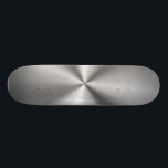 Personalized Metallic Radial Texture Skateboard Deck<br><div class="desc">Feel free to modify the design according to your own preferences. You may change the design location, orientation, background colors and size. Also, you may add your own text, or slogan set its font, location and size, all in order to create the ultimate personal gift for you and your loved...</div>