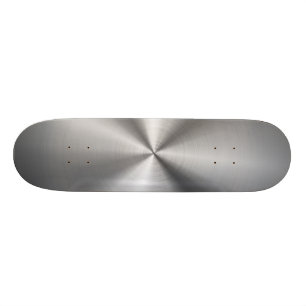 Personalized Metallic Radial Texture Skateboard Deck