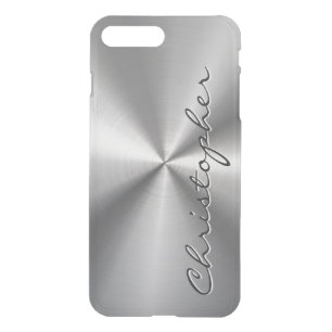 Personalized Metallic Radial Texture iPhone 8 Plus/7 Plus Case