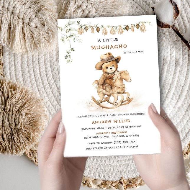 Personalized  Mexican Boy Baby Shower Invitation (Creator Uploaded)