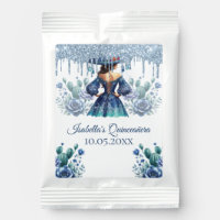 Personalized Mexican Style Quinceañera Royal Blue