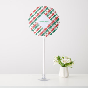 Personalized Mexico Flag Tiled Balloon