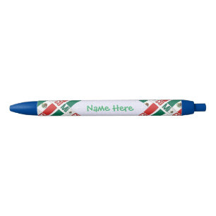 Personalized Mexico Tiled Flag Pen
