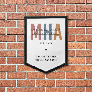 Personalized MHA Master of Health Administration Pennant