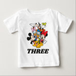 Personalized Mickey and Friends Birthday Baby T-Shirt<br><div class="desc">This cute Birthday graphic features the whole Mickey Mouse gang. Make it extra special by adding your child's age!</div>