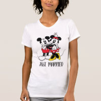 Personalized Mickey & Minnie - Just Married T-Shirt