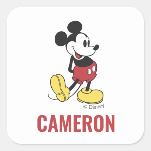 Personalized Mickey Mouse  Back to School Labels