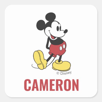 Personalized Mickey Mouse | Back to School Labels