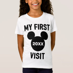 Personalized Mickey Mouse My First Visit T-Shirt