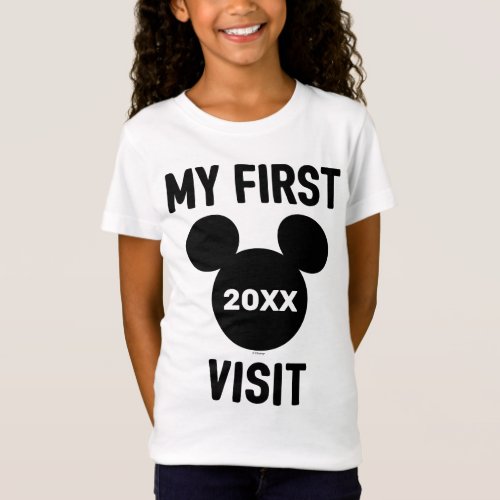 Personalized Mickey Mouse My First Visit T_Shirt