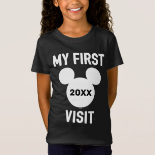 Personalized Mickey Mouse My First Visit T-Shirt