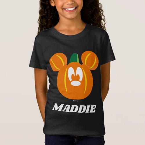 Personalized Mickey Mouse Pumpkin T_Shirt