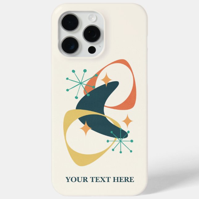 Personalized Mid Century iPhone / iPad case (Back)