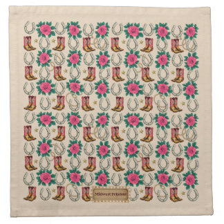 Personalized Midwest Princess designer cotton Cloth Napkin