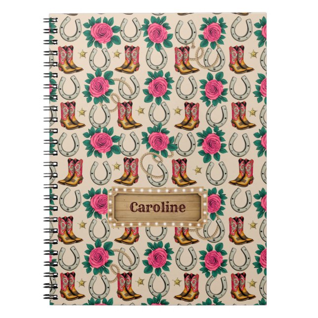 Personalized Midwest Princess designer Notebook (Front)