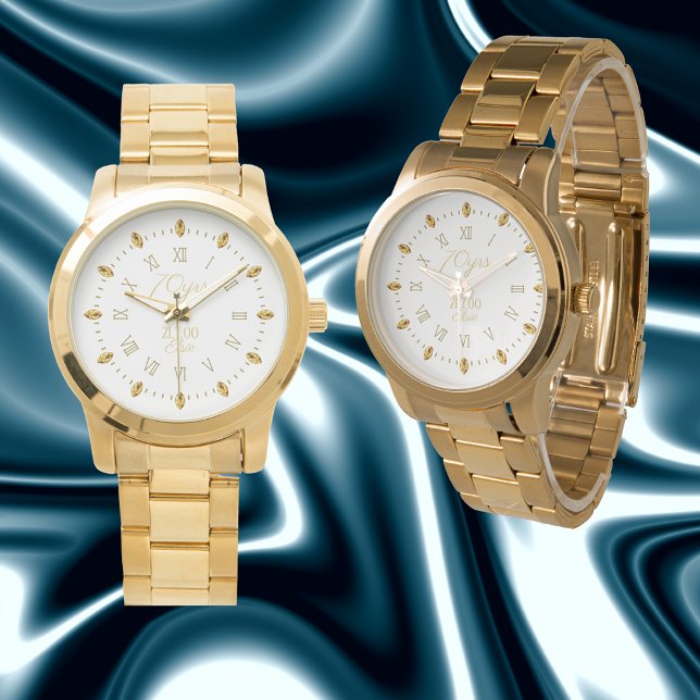 Personalized Milestone Birthday Watch for Woman (Creator Uploaded)