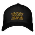 Personalized Military Police Hat