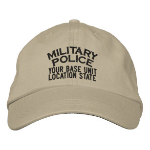 Personalized Military Police Hat