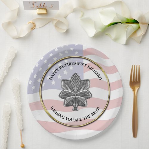 Personalized Military Retirement Party