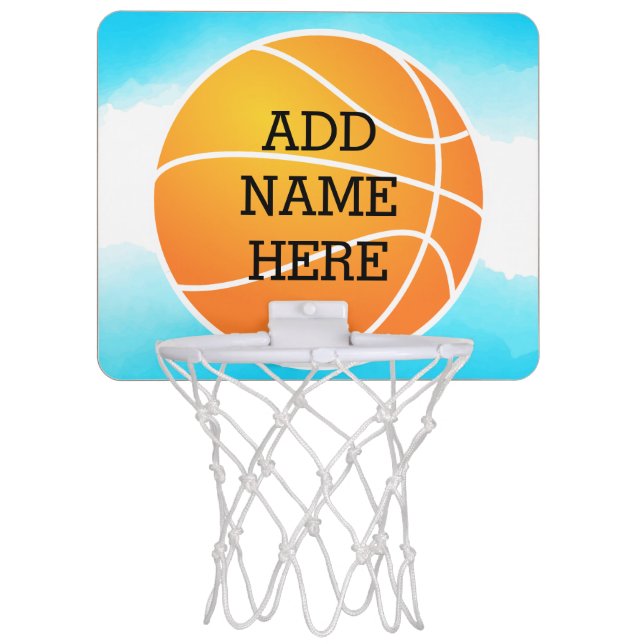 Personalized Mini Basketball Hoop (Front)