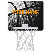 Personalized Mini Basketball Hoop With Custom Text at Zazzle