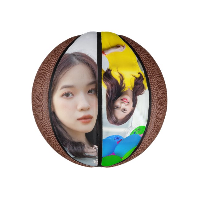 Personalized Mini Basketball with Photo (Vertical)