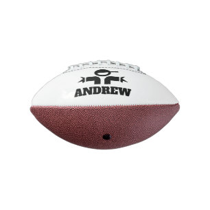 Personalized mini football with custom name