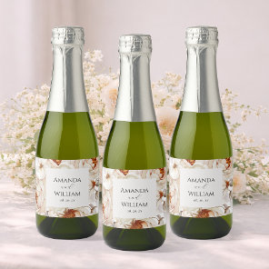 Personalized Mini Sparkling Wine Bottle Labels