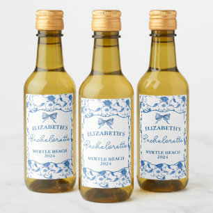Personalized Mini Wine Label Coastal Grandmother