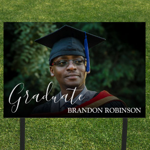 Personalized Minimal Graduation Yard Sign