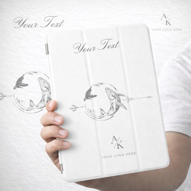 Personalized Minimal Koi Fish iPad Case (Creator Uploaded)
