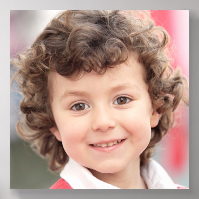 Personalized Minimal Modern Family Acrylic Photo Tile (Front Set)