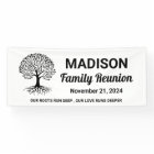 personalized minimal white family reunion