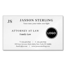 Personalized Minimal with Logo Attorney