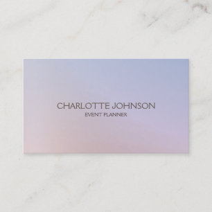 Personalized Minimalism Stylist Event Planner Vip Business Card