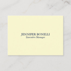 Personalized minimalist add your name cream color enclosure card