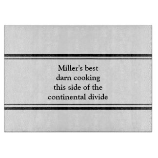 Personalized Minimalist Cutting Board