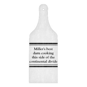 Personalized Minimalist Cutting Board