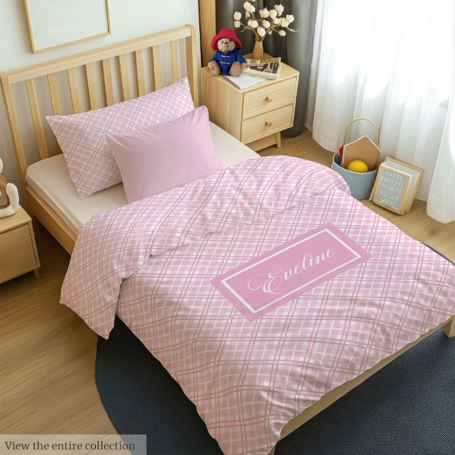 Personalized Minimalist Duvet Chic Kids Bedding Cover (Personalized Minimalist Duvet Chic Kids Bedding)