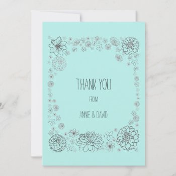 Personalized Minimalist Floral Wedding Invitation by TheSillyHippy at Zazzle