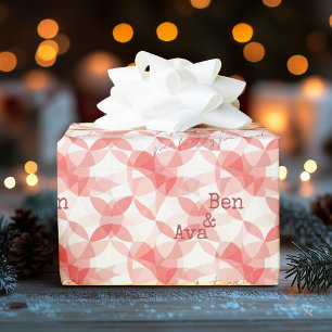 Personalized Minimalist Geometric Wrapping Paper