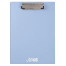 Personalized Minimalist Modern blue custom name