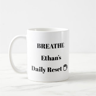 Personalized Minimalist Name Mug for Daily Calm