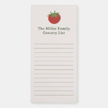 Personalized Minimalist Red Tomato