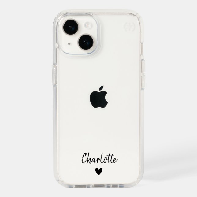 Personalized Minimalist Script Name iPhone 14 Case (Front)