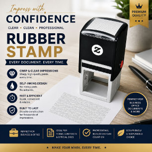 Personalized Minimalist Self-Inking Stamp