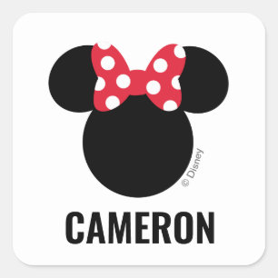 Personalized Minnie Mouse Back to School Labels